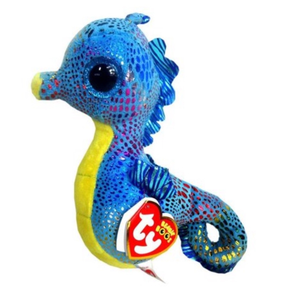 ✨Host Pick✨New TY Beanie Boos - NEPTUNE the Seahorse (Glitter Eyes)